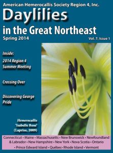 Daylilies in the Great Northeast Newsletter – Spring 2014