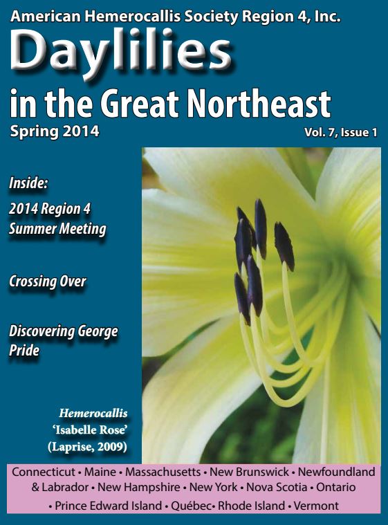 Daylilies in the Great Northeast Newsletter – Spring 2014