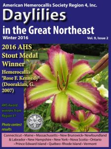 Daylilies in the Great Northeast Newsletter – Fall 2016