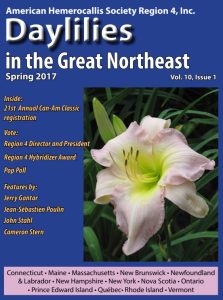 Daylilies in the Great Northeast Newsletter – Spring 2017