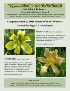 Daylilies in the Great Northeast Newsletter – Fall 2024