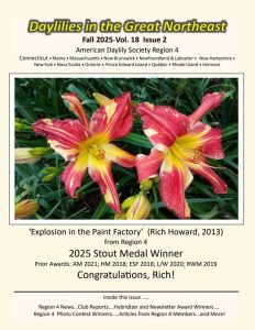 Daylilies in the Great Northeast Newsletter – Fall 2025