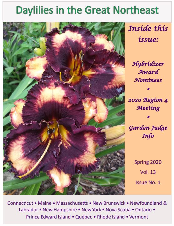 Daylilies in the Great Northeast Newsletter – Spring 2020