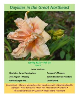 Daylilies in the Great Northeast Newsletter – Spring 2021