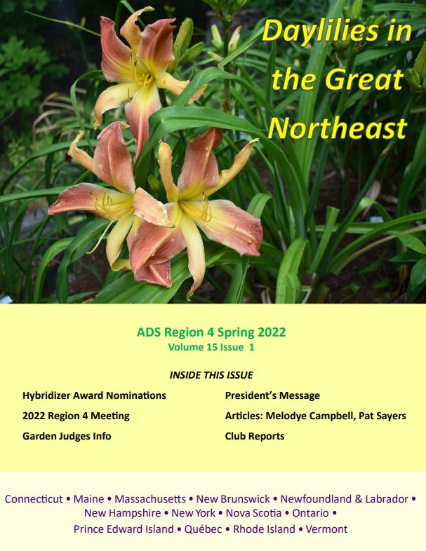 Daylilies in the Great Northeast Newsletter – Spring 2022