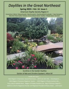 Daylilies in the Great Northeast Newsletter – Spring 2023