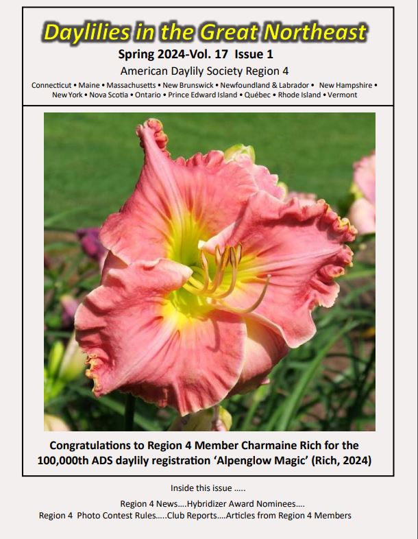 Daylilies in the Great Northeast Newsletter – Spring 2024