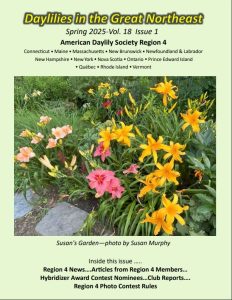 Daylilies in the Great Northeast Newsletter – Spring 2025