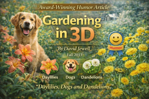 Best Article Using Humor “Gardening in 3D” by David Jewell – Fall 2013