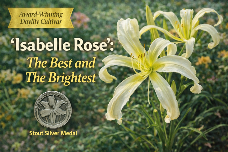 Best Article about Daylily Cultivars – Madis Nurms – ‘Isabelle Rose’ – The Best and The Brightest: – Spring 2023