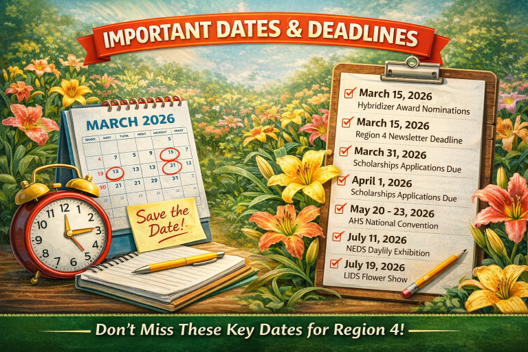 Important Dates and Deadlines